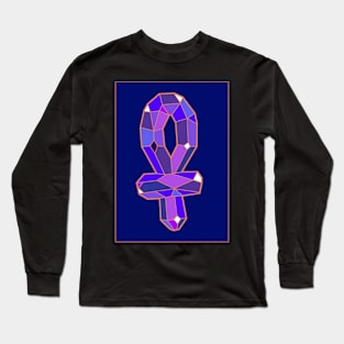 Crystal Ankh Long Sleeve T-Shirt